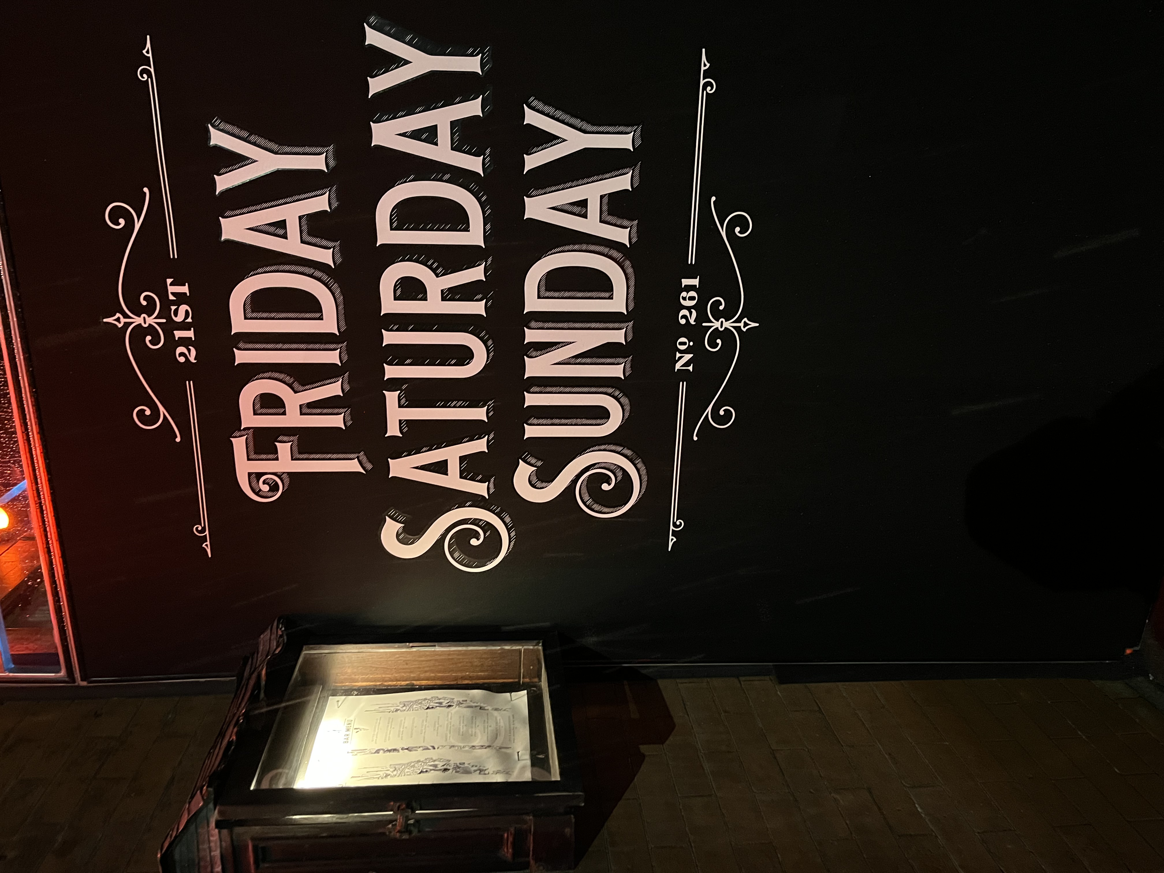 Friday Saturday Sunday