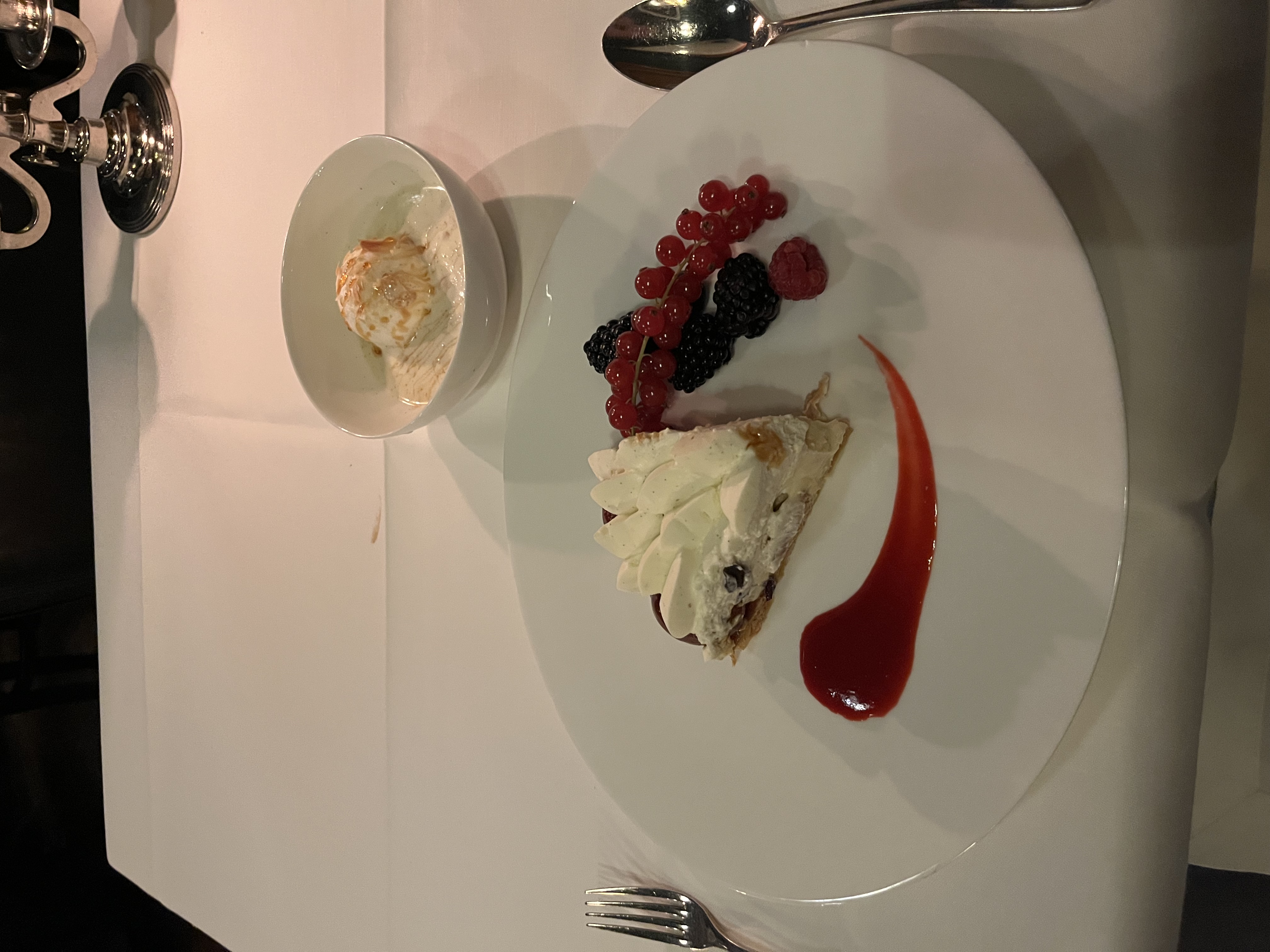 Dessert selection