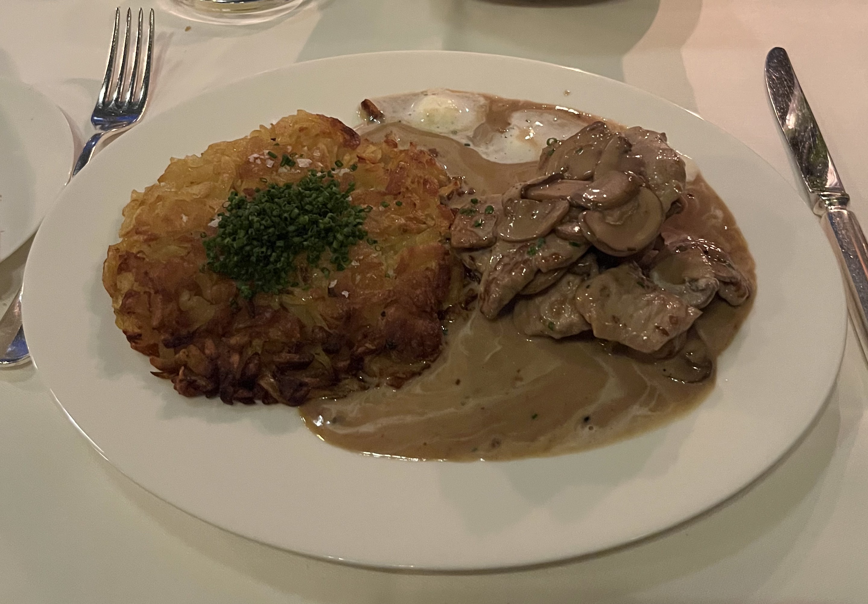 Emince de veau Zurichois